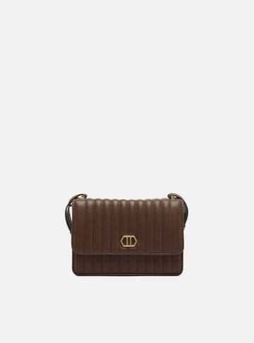 Bolsa Tiracolo Marrom Pequena