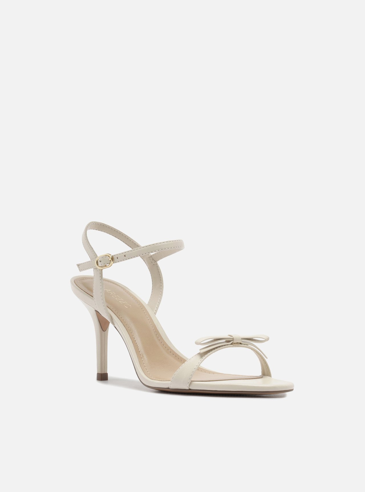 Sandália Off-White Salto Fino Laço — foto 2