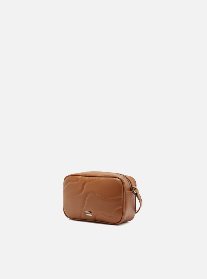 Bolsa Tiracolo Marrom Waves Pequena Elisa