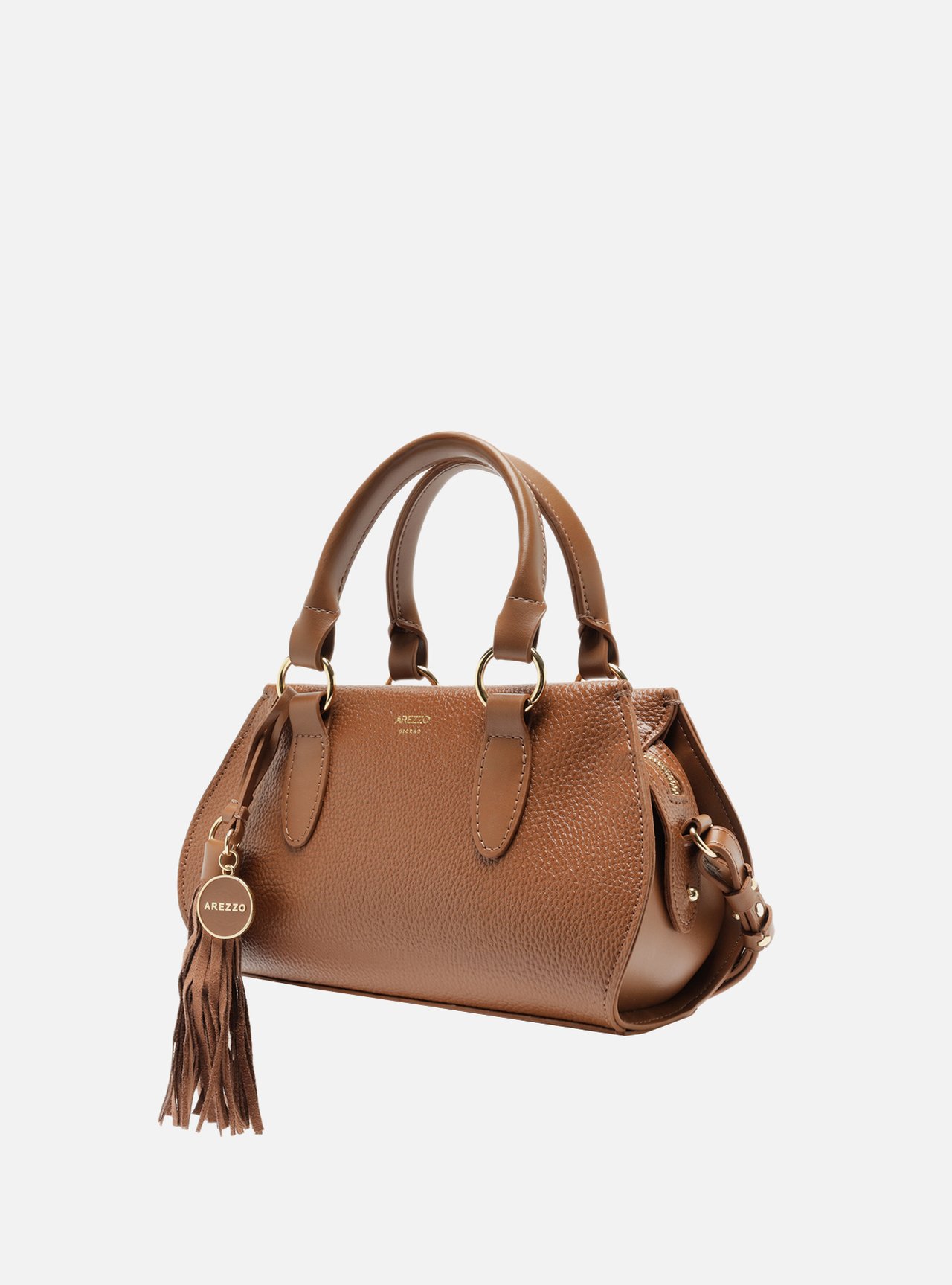 Bolsa Tote Caramelo Média Bag Charm Duplo — foto 2