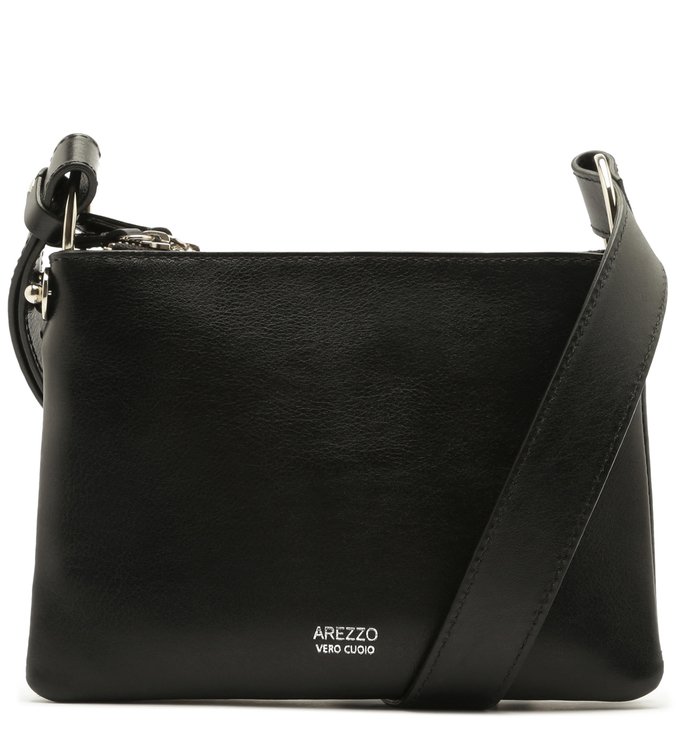 Bolsa Tiracolo Couro Claudia Pequena Preta