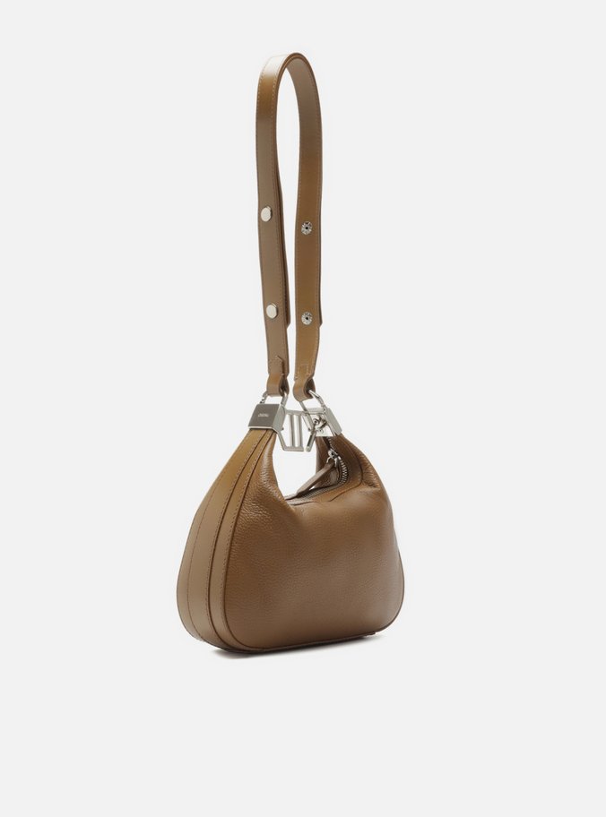 Bolsa Tiracolo Marrom Couro Harper Pequena