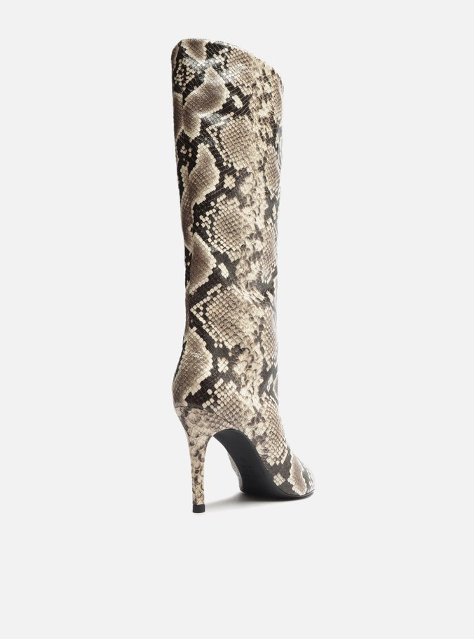 Bota Snake Cano Longo Salto Fino