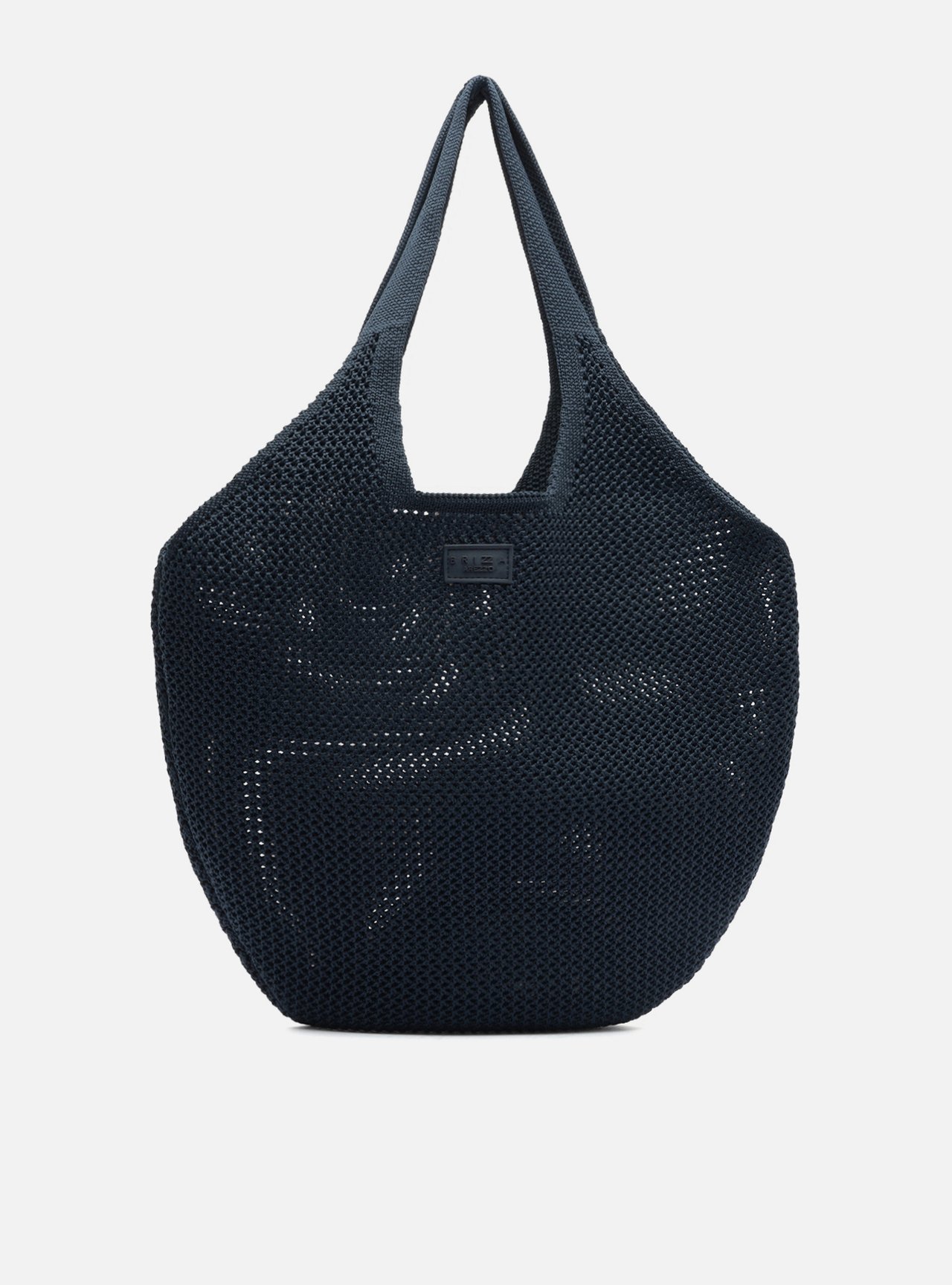Bolsa Shopping Azul Knit Grande Brizza — foto 1