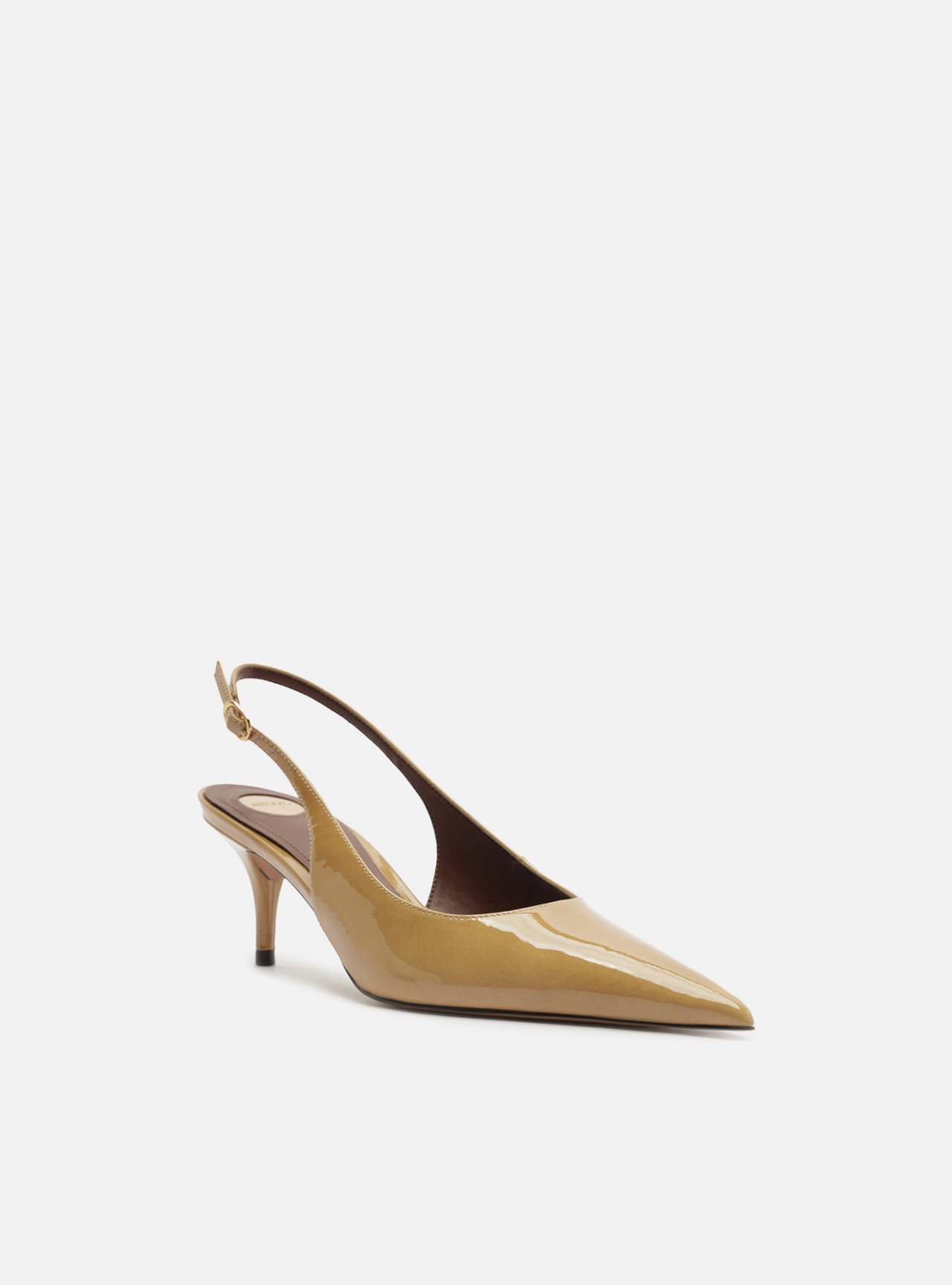 Scarpin Nude Salto Fino Slingback — foto 2
