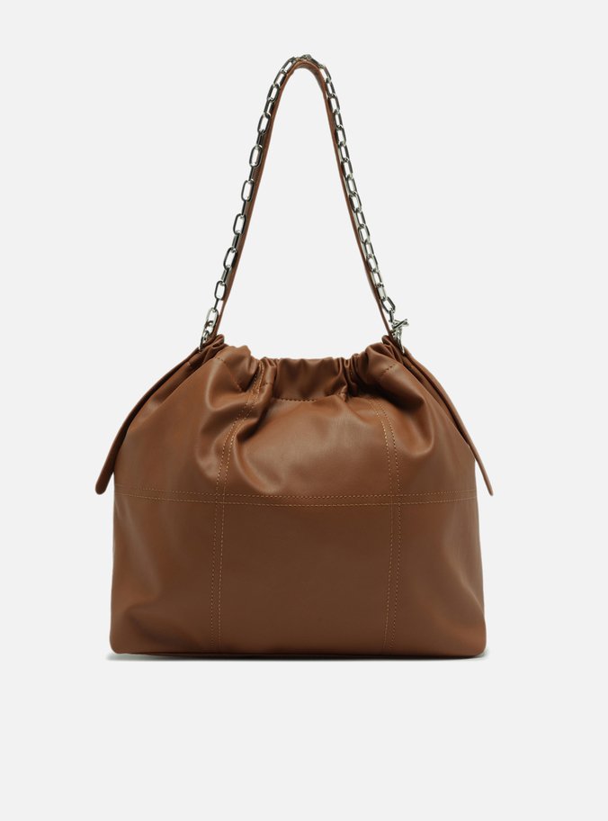 Bolsa Hobo Marrom Grande