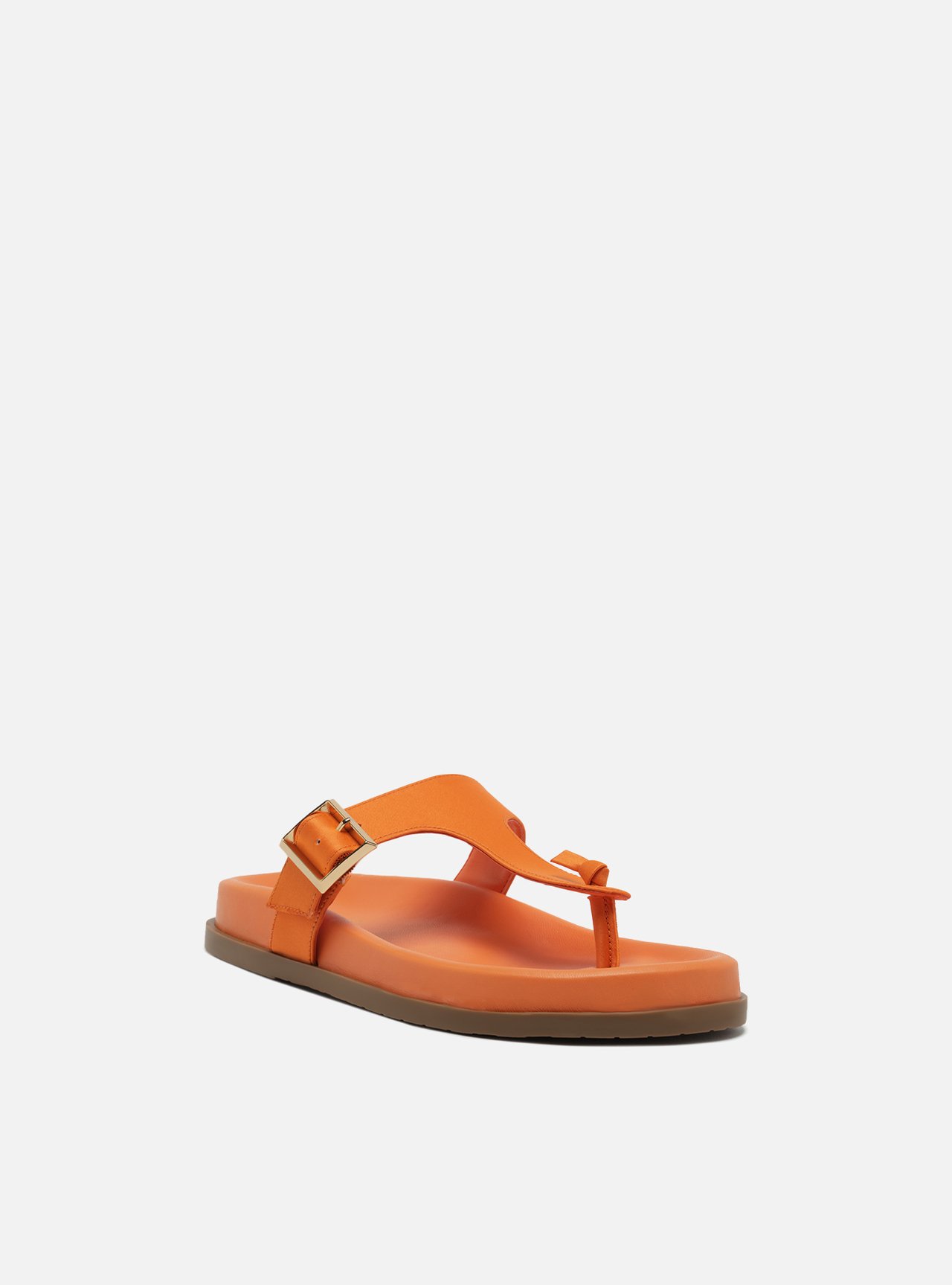 Papete Laranja Cetim Bico Redondo — foto 2