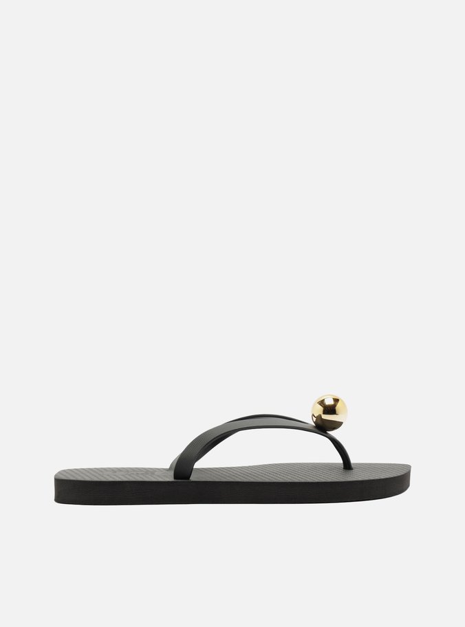 Chinelo de Dedo Preto Brizza