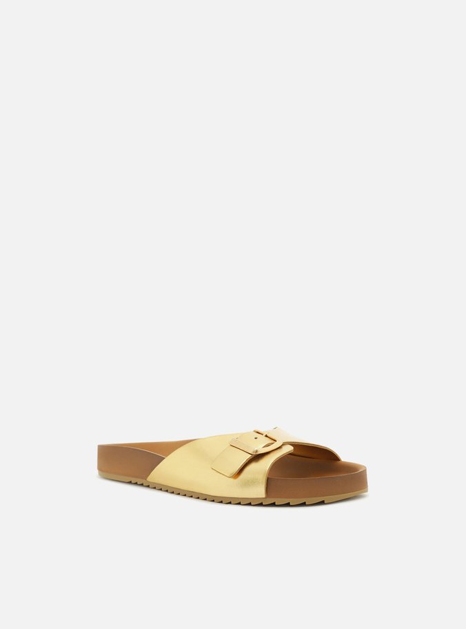 Rasteira Dourada Flatform