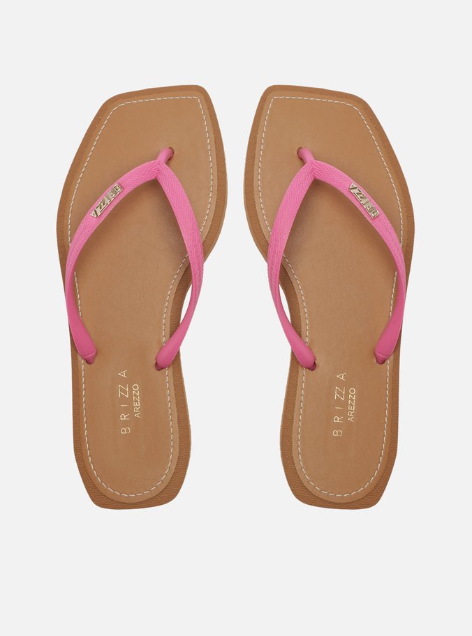 Chinelo de Dedo Multicolorido Square Recouro