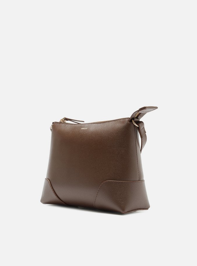 Bolsa Tiracolo Marrom Pequena
