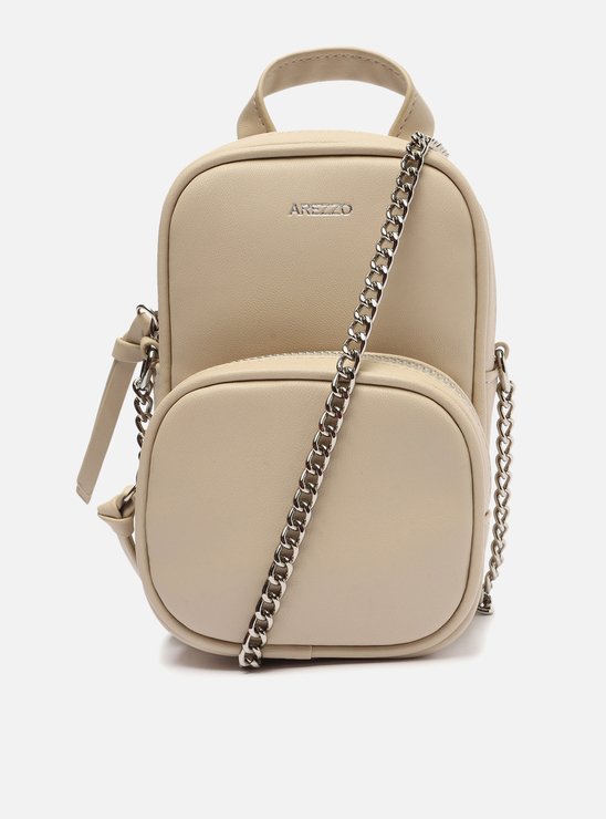 Mini Bolsa Porta Celular Off-White Corrente