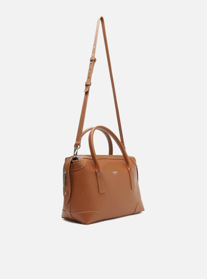 Bolsa Bowling Marrom Grande Recortes