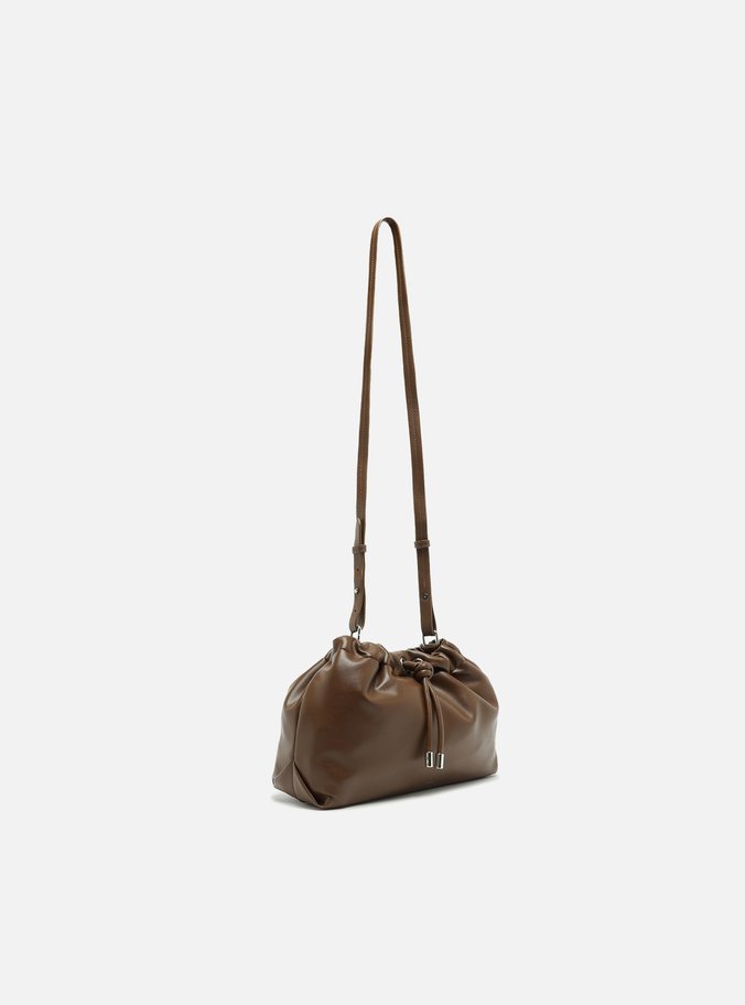 Bolsa Tiracolo Marrom Pequena