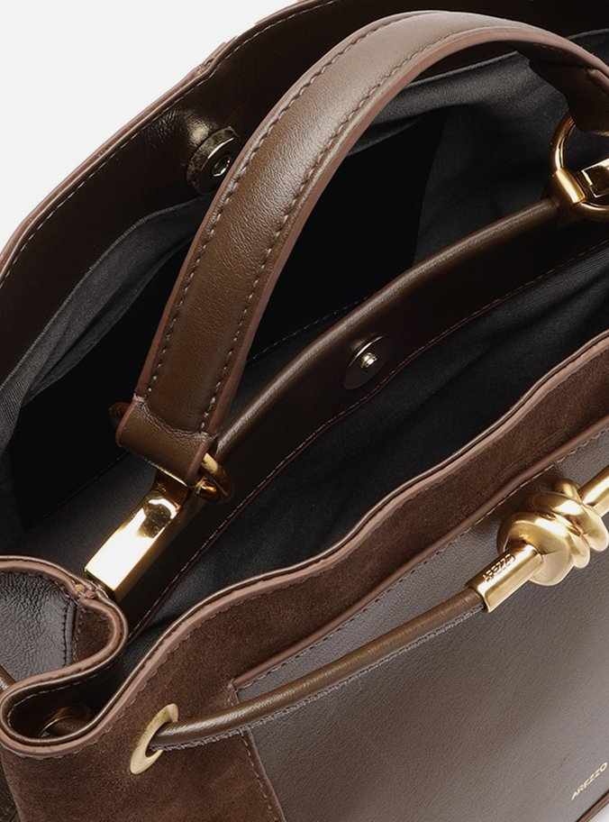 Bolsa Tote Marrom Couro Helena Grande