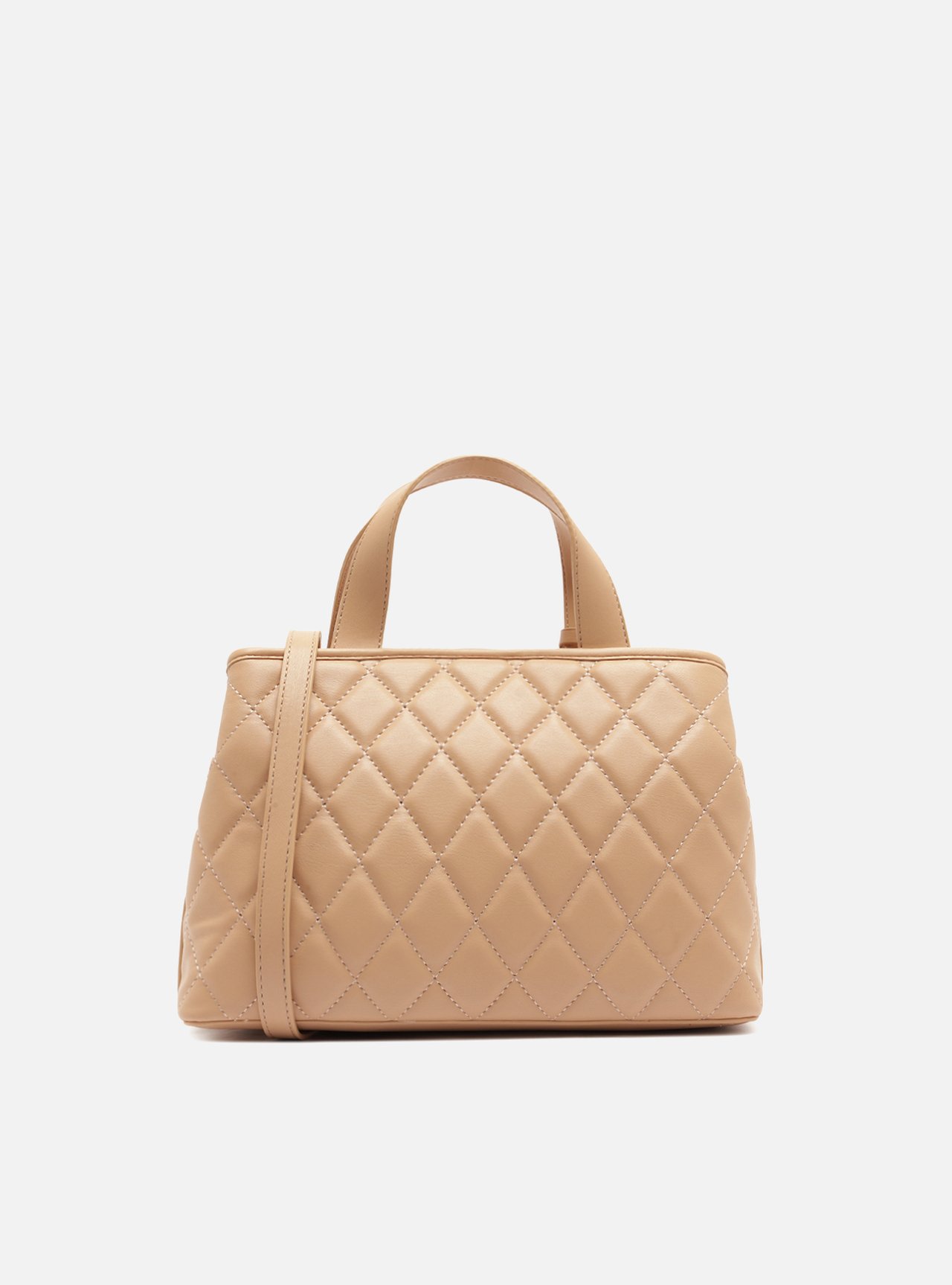 Bolsa Tote Nude Média Matelassê Bag Charm — foto 3
