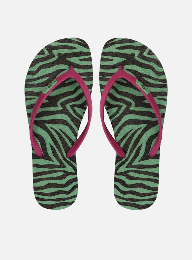 Chinelo de Dedo Multicolorido Estampa Brizza