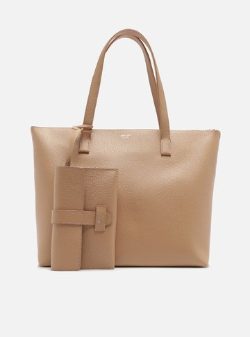 Bolsa Shopping Nude Mercato Grande