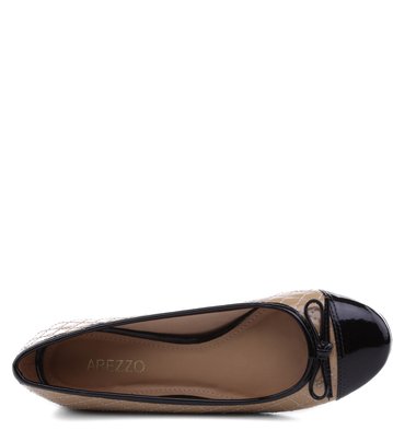 Sapatilha Verniz Classic Cap Toe Bicolor
