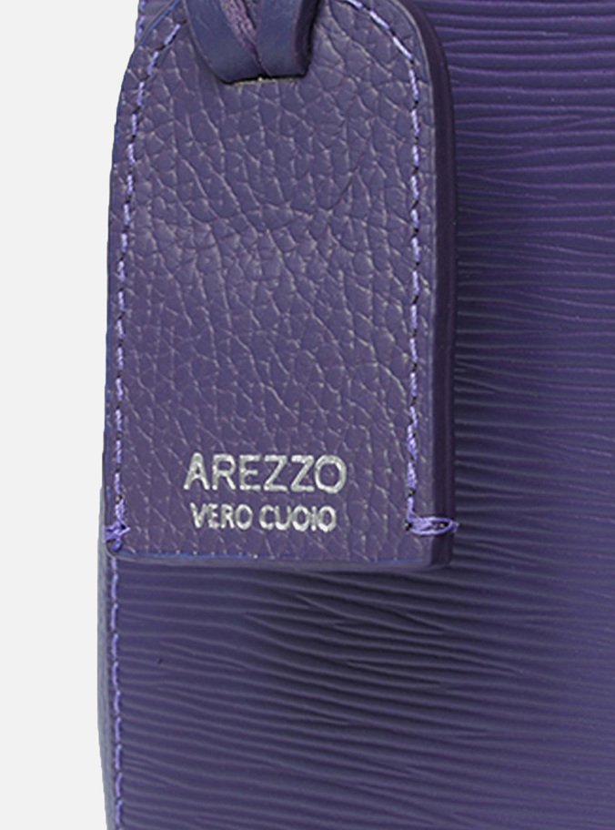 Bolsa Tote Couro Bella Média Roxa