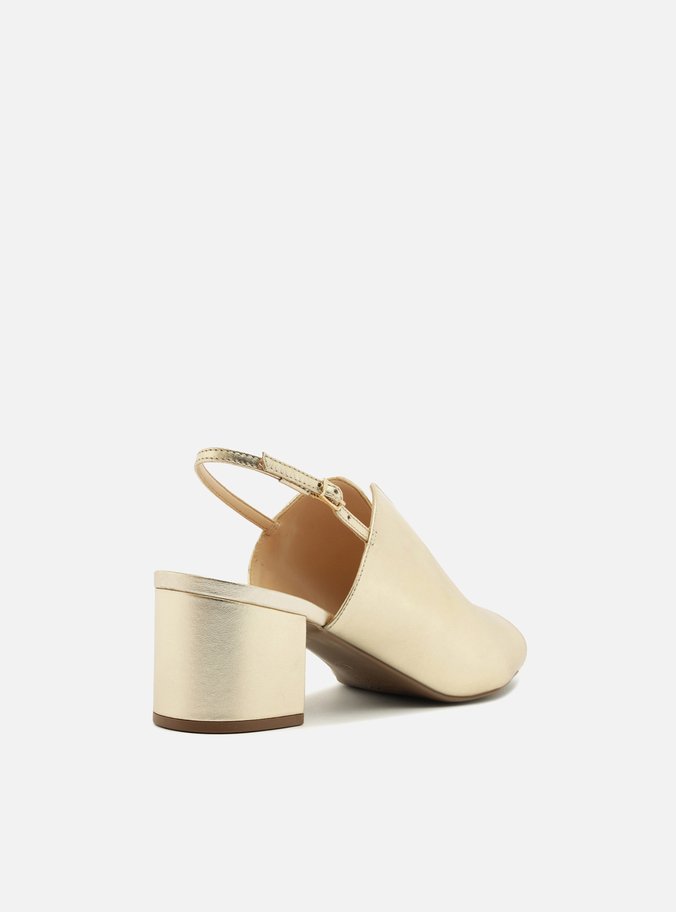 Mule Dourado Salto Bloco