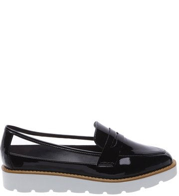 Mocassim Vinil Preto