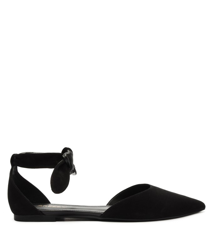 Sapatilha Preta Nobuck Lace Up Iza