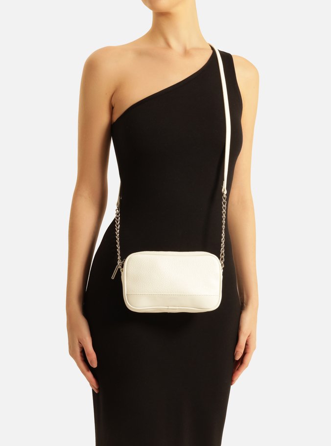 Bolsa Tiracolo Branca Pequena Corrente Basic