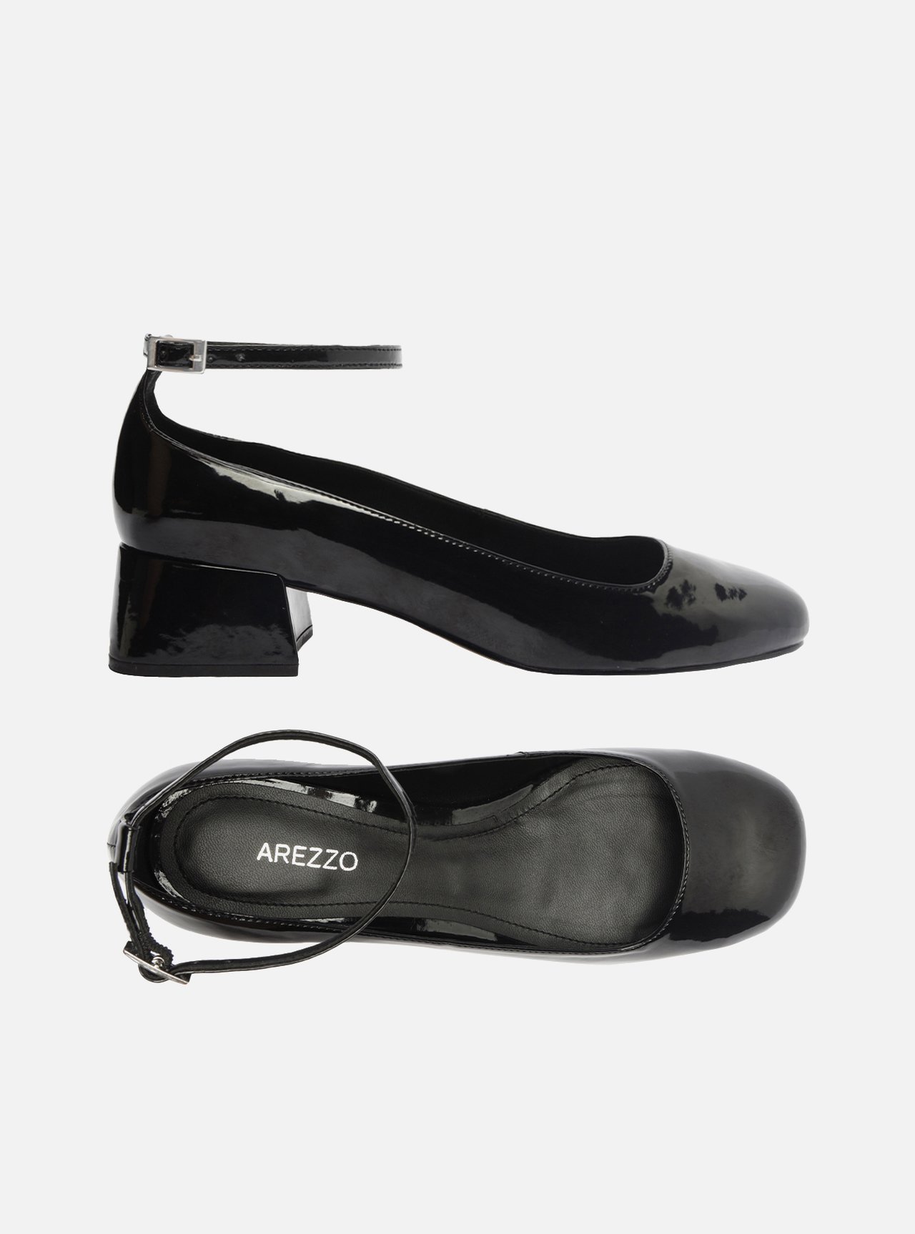 Arezzo discount sapato preto