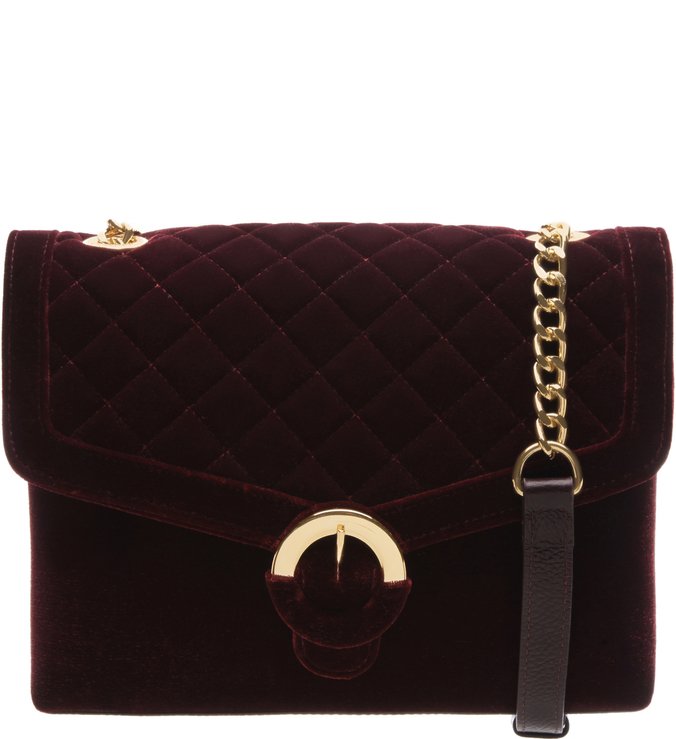 Bolsa  Veludo Tiracolo Perpoli Bordo