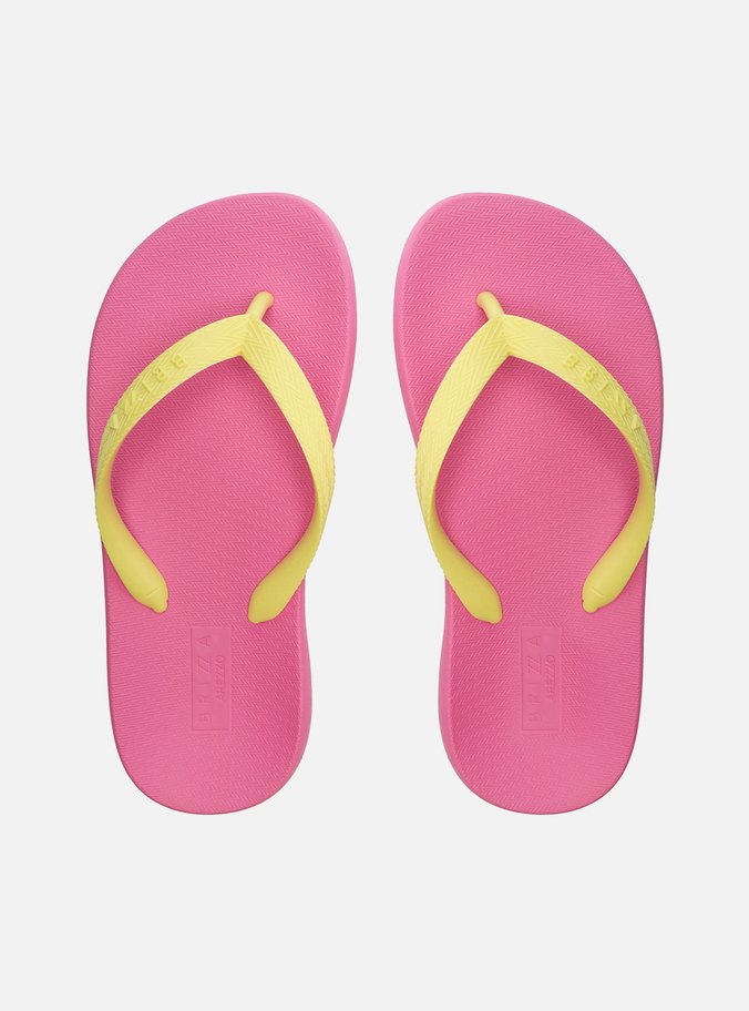 Chinelo de Dedo Rosa Bicolor Ibiza Brizza