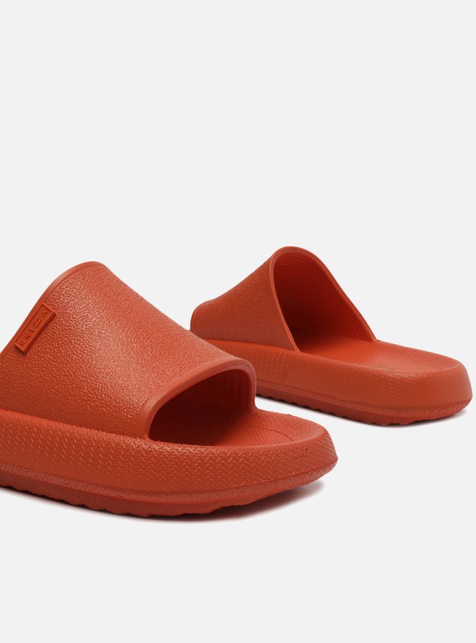 Chinelo Slide Laranja Brizza
