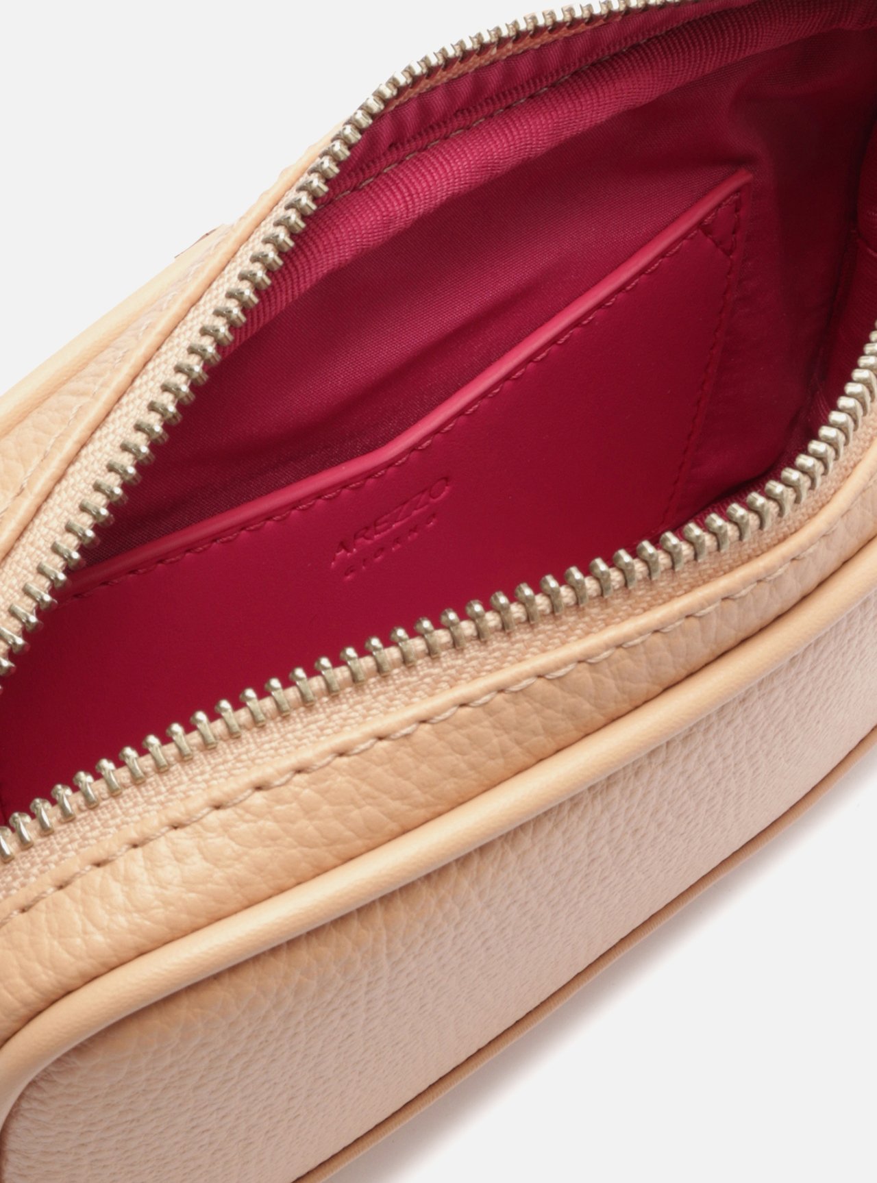 Bolsa Tiracolo Bege Pequena Corrente Basic — foto 4