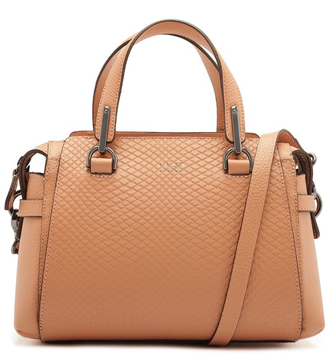 Bolsa Tote Viper Skin Cathy Média New Salmon