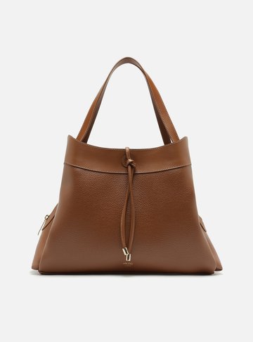 Bolsa Hobo Marrom Grande Bag Charm