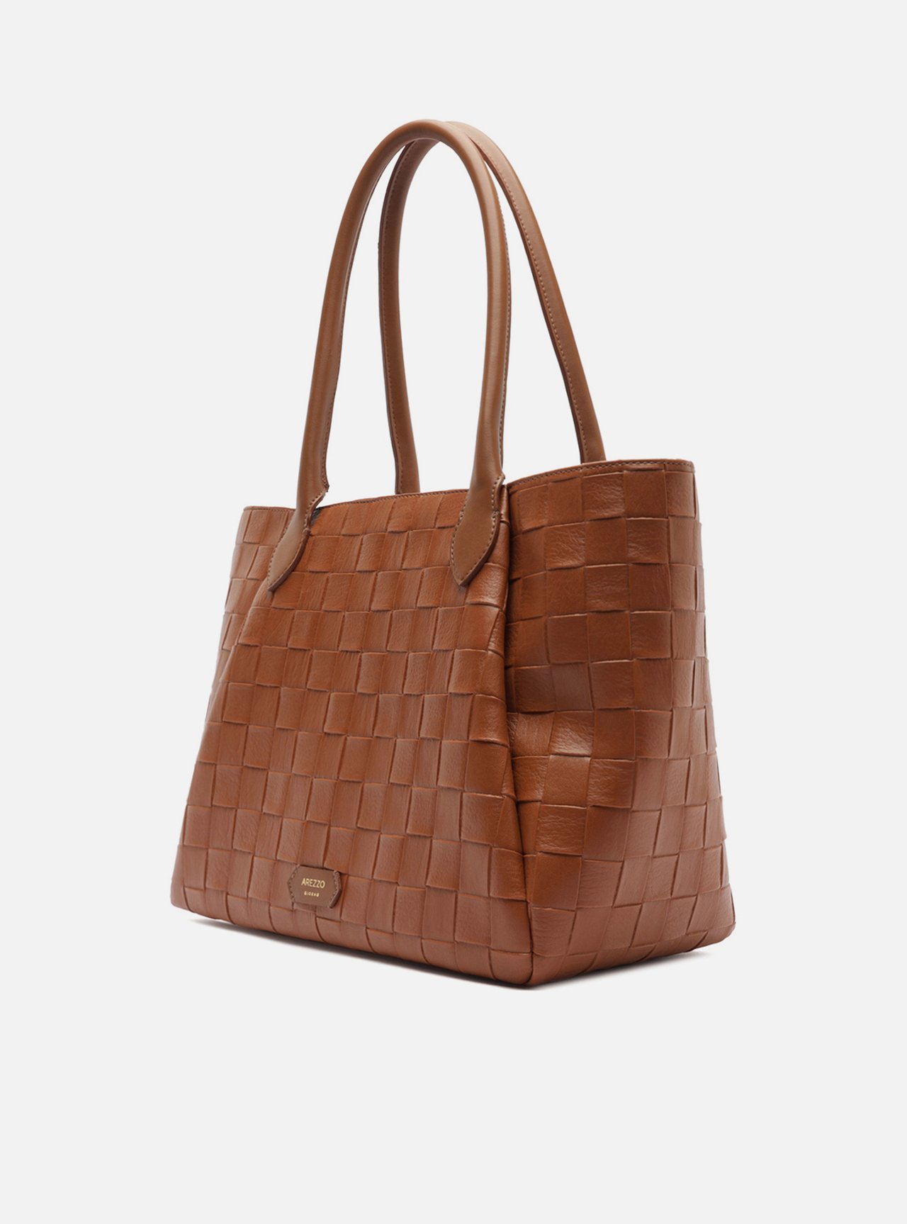 Bolsa Shopping Marrom Grande Tressê — foto 2