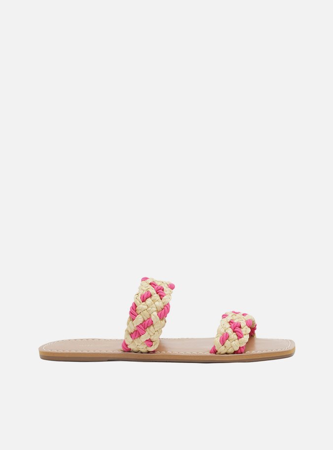 Sandália Rasteira Multicolorida