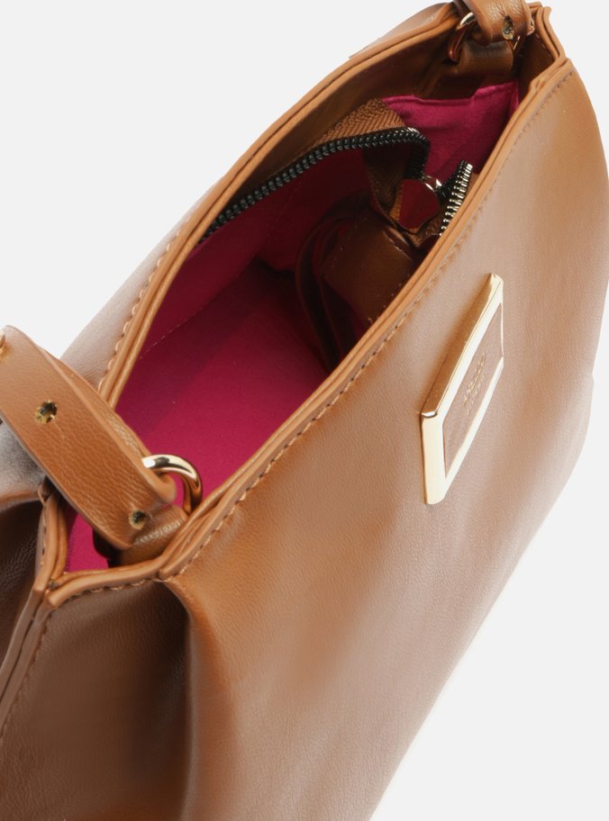 Bolsa Tiracolo Marrom Pequena