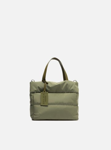 Bolsa Tiracolo Verde Nylon Gigi Pequena