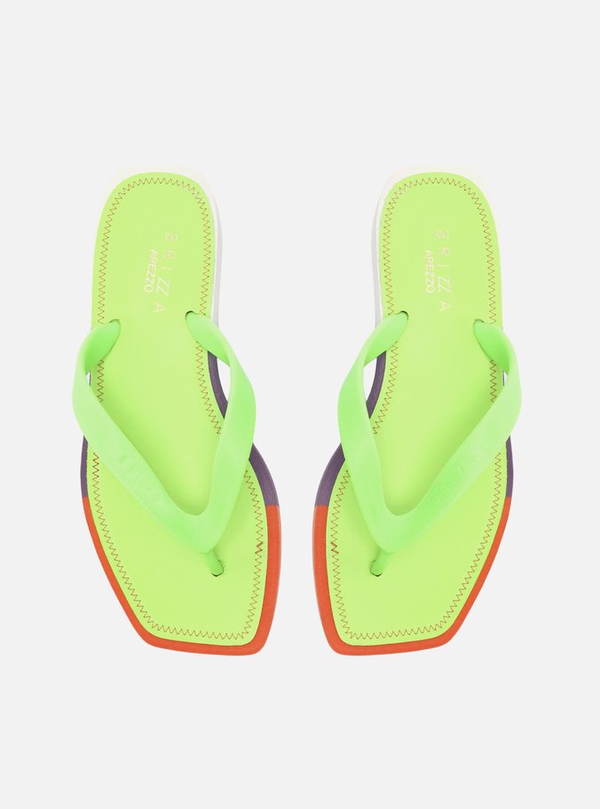 Chinelo de Dedo Multicolorido Brizza