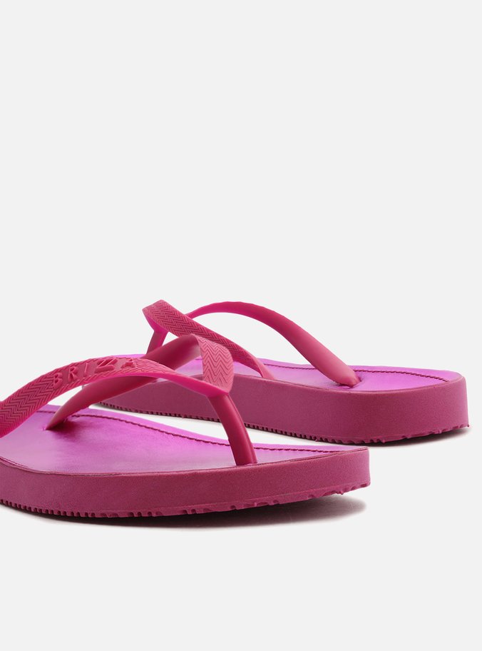 Chinelo de Dedo Roxo Monocolor Fit Brizza
