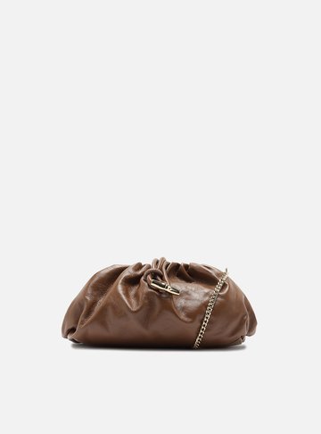 Bolsa Tiracolo Marrom Palha Isla Média