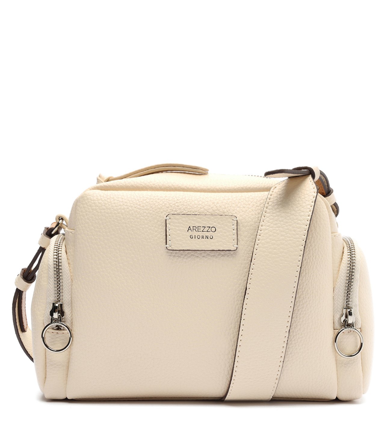 Bolsa Tiracolo Off-White Ivy Média ZZ Pop | Arezzo