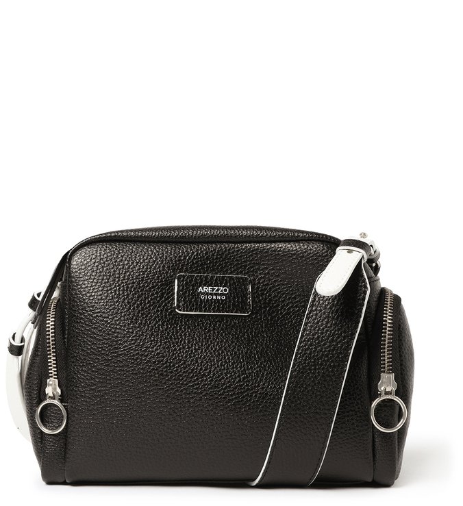 Bolsa Tiracolo Preta Ivy Média