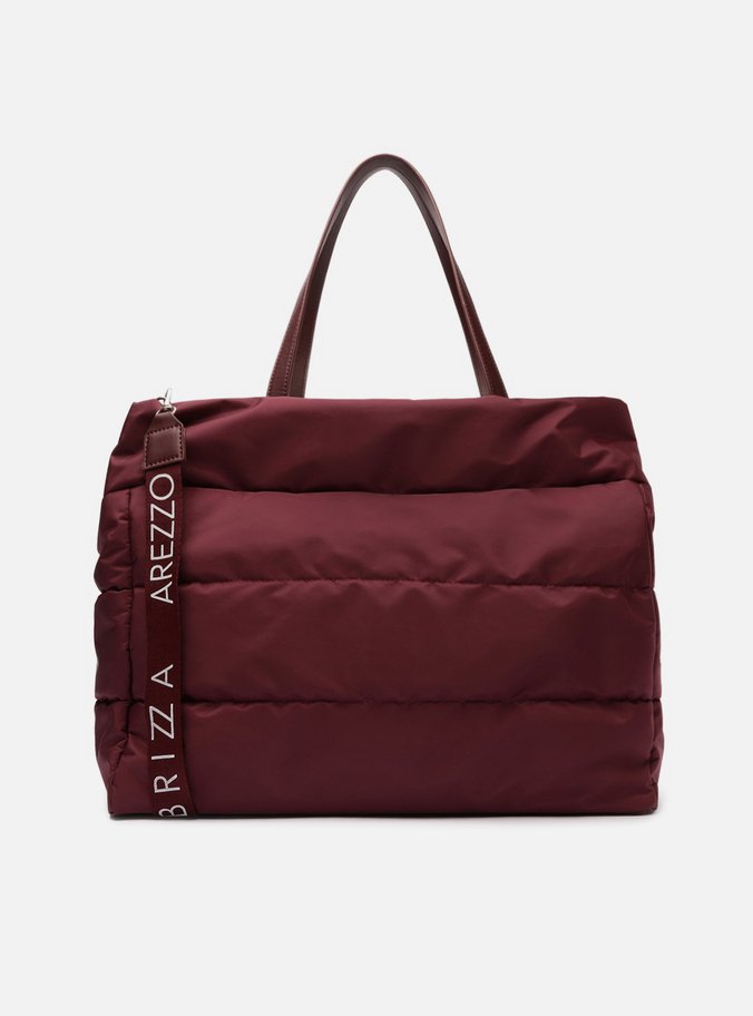 Bolsa Shopping Vermelha Nylon Gigi Grande
