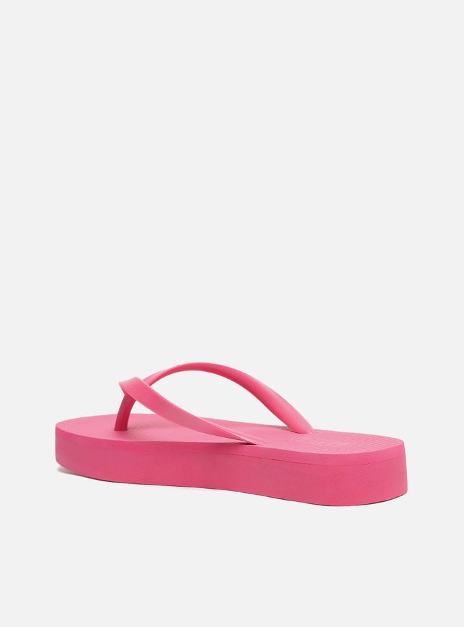 Sandália Rosa Flatform Mid Brizza
