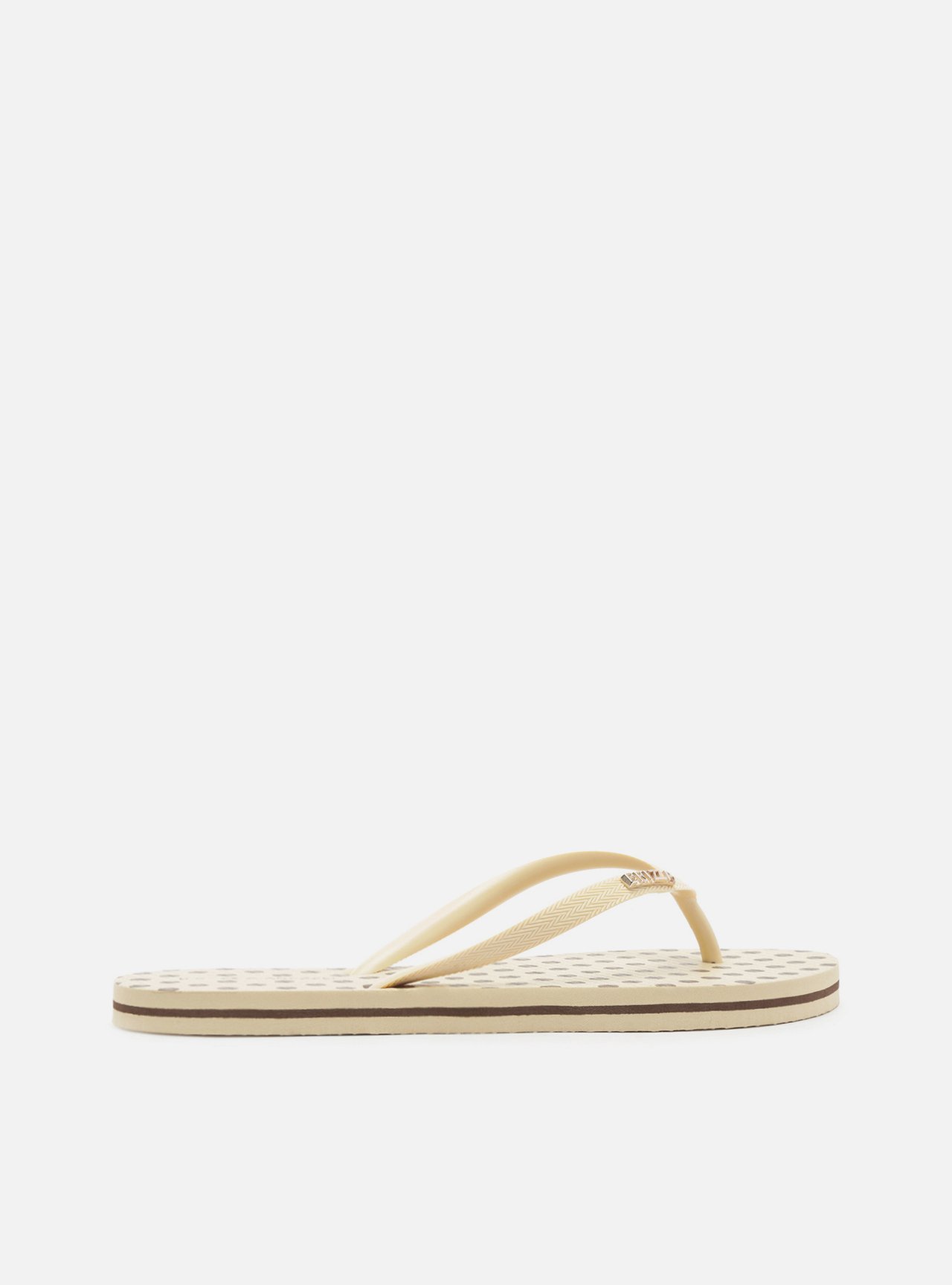 Chinelo de Dedo Off White Poá Brizza — foto 3
