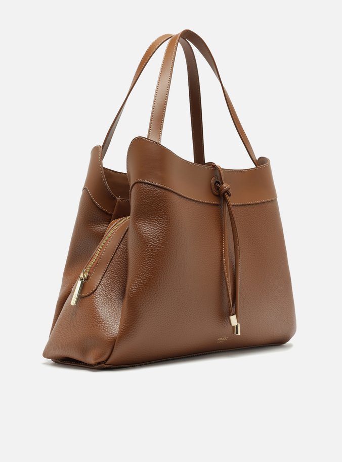 Bolsa Hobo Marrom Grande Bag Charm