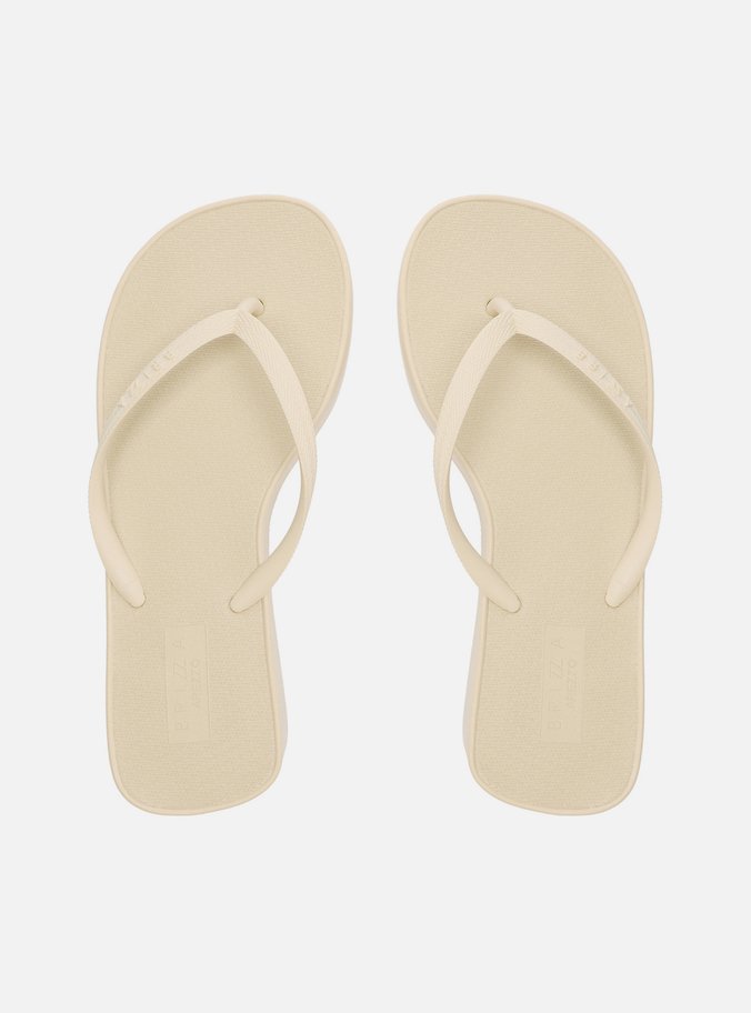 Chinelo Branco Flatform Mykonos Basics