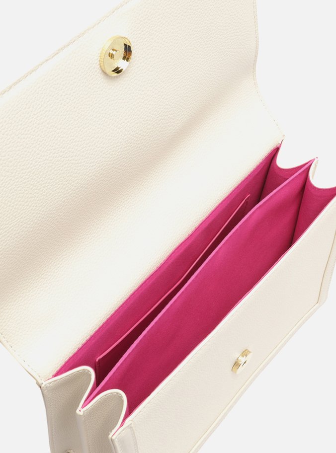 Bolsa Tiracolo Off-White Detalhe Pequena